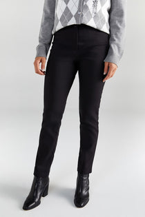 Faik Sönmez Minimalist Slim Fit Midi Kadın Pantolon - Günlük & İş