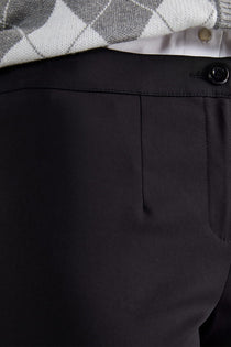 Faik Sönmez Minimalist Slim Fit Midi Kadın Pantolon - Günlük & İş