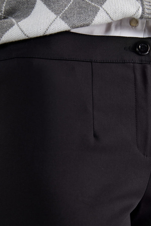Faik Sönmez Minimalist Slim Fit Midi Kadın Pantolon - Günlük & İş