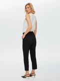 Faik Sönmez Minimalist Crop Kadın Pantolon - Yüksek Bel - Modern