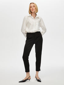 Faik Sönmez Kadın Slim Fit Örme Pantolon 25YB00053-1