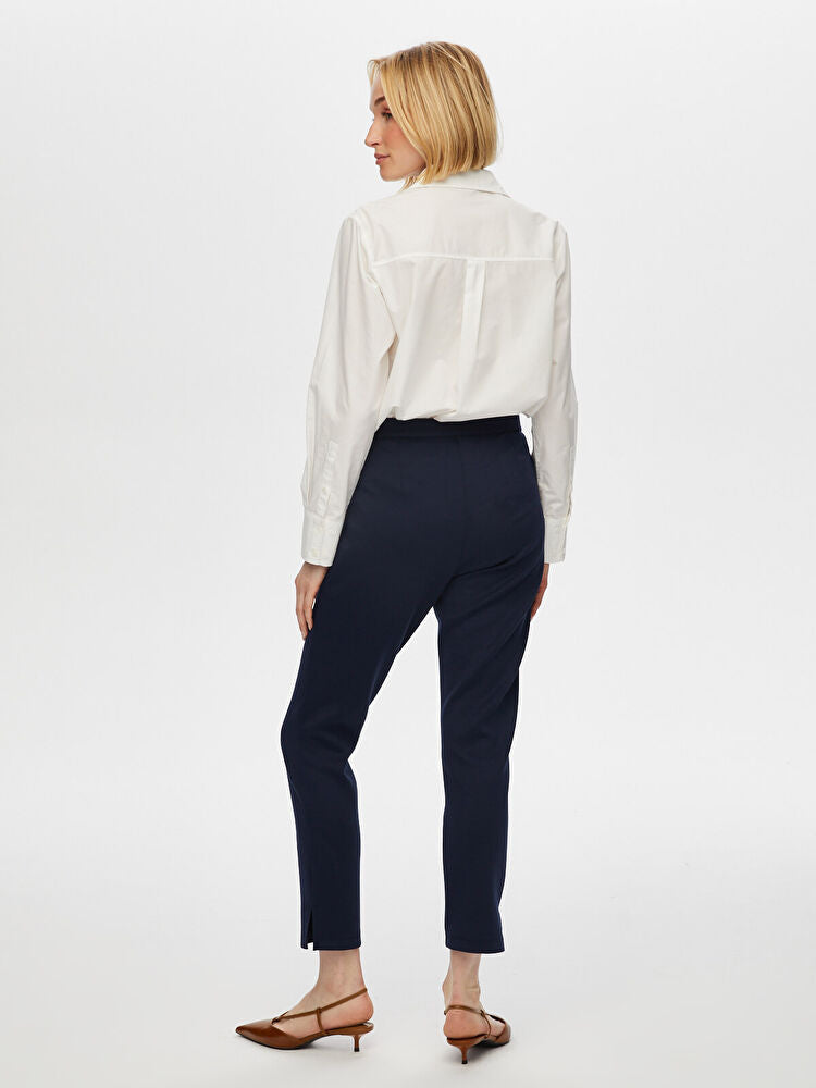 Faik Sönmez Kadın Slim Fit Örme Pantolon 25YB00053-1