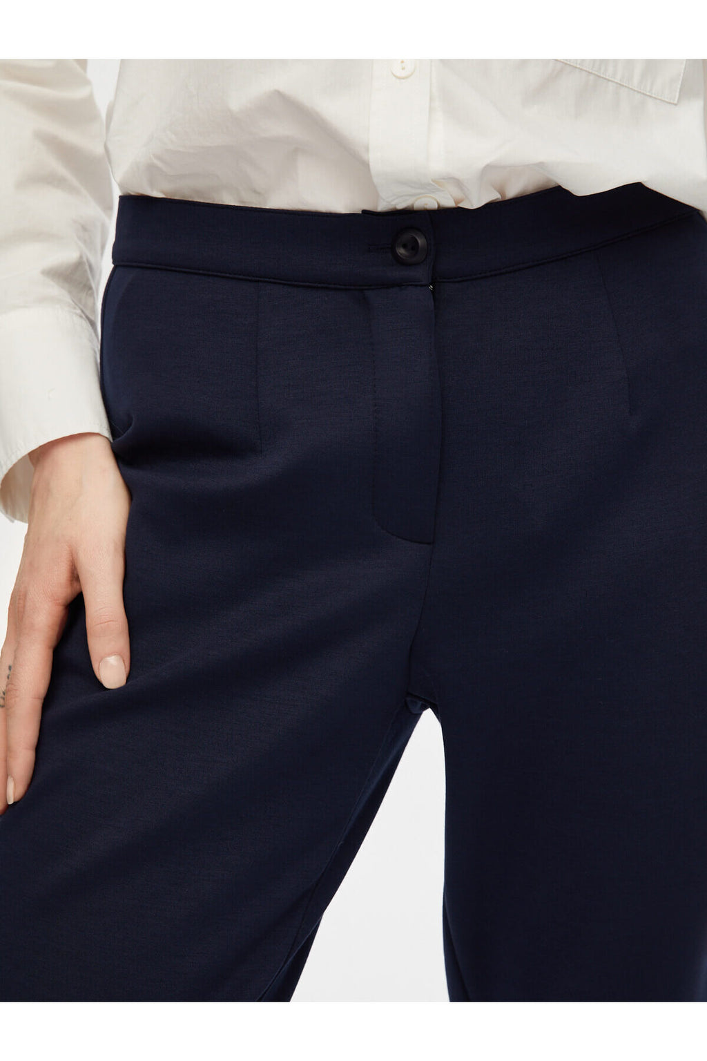 Faik Sönmez Kadın Slim Fit Örme Pantolon 25YB00053-1