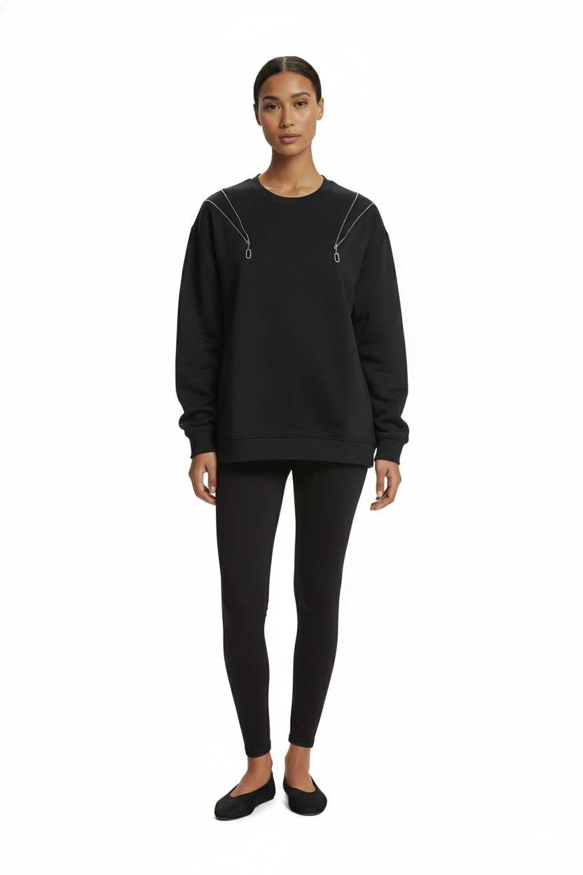 Faik Sönmez Kadın Sweatshirt UW26SWT008 Translation missing: tr.content.product_image_main