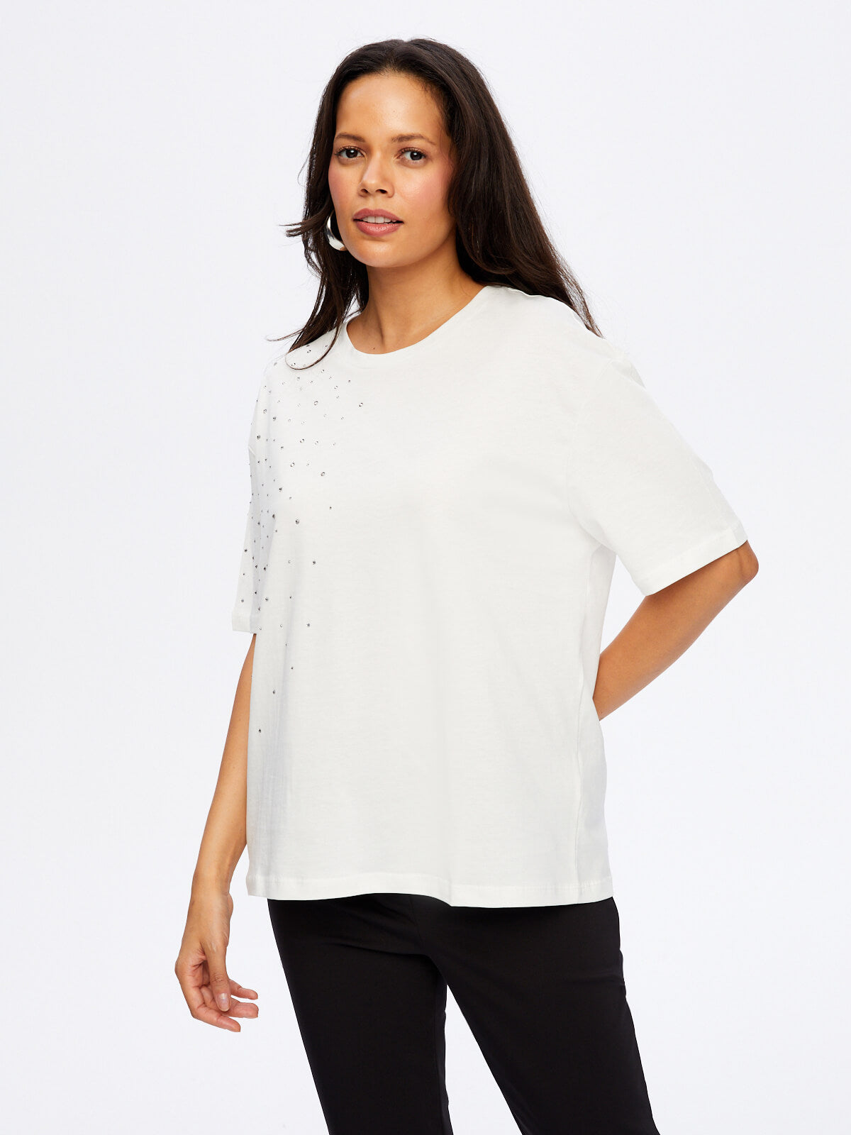 Faik Sönmez Kadın T-Shirt UW26TSH051 Ana görsel