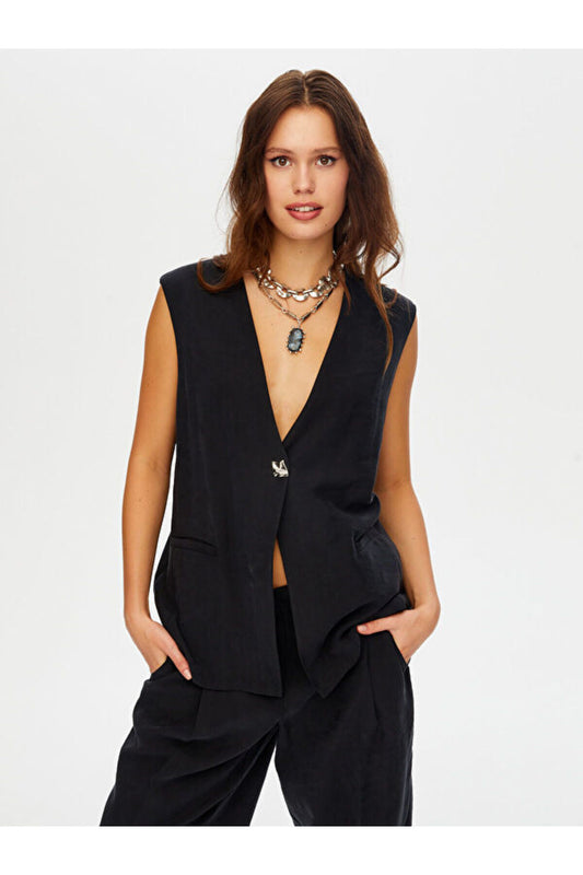 Faik Sönmez Kadın Yelek UW26YLK002