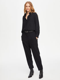 Faik Sönmez Oversize Midi Kadın Pantolon - Minimalist Stil