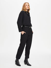 Faik Sönmez Oversize Midi Kadın Pantolon - Minimalist Stil