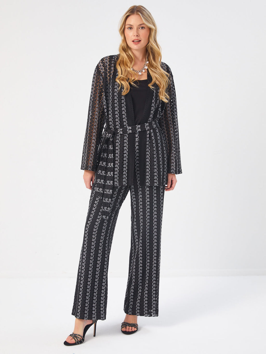 Faik Sönmez Oversize Midi Kimono - Bağcıklı Bel - Minimal Tasarım