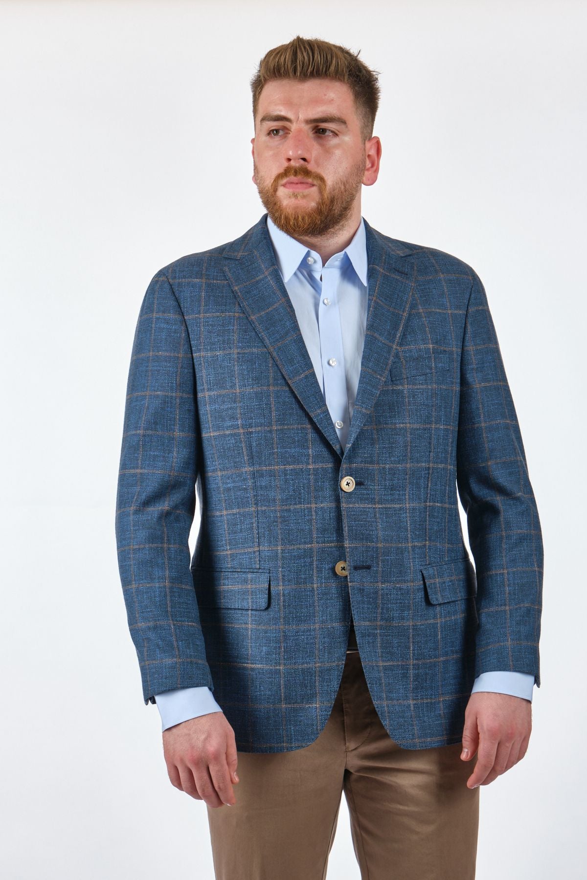Four Hand's Minimalist Regular Fit Erkek Ceket - Kareli Desen Translation missing: tr.content.product_image_main