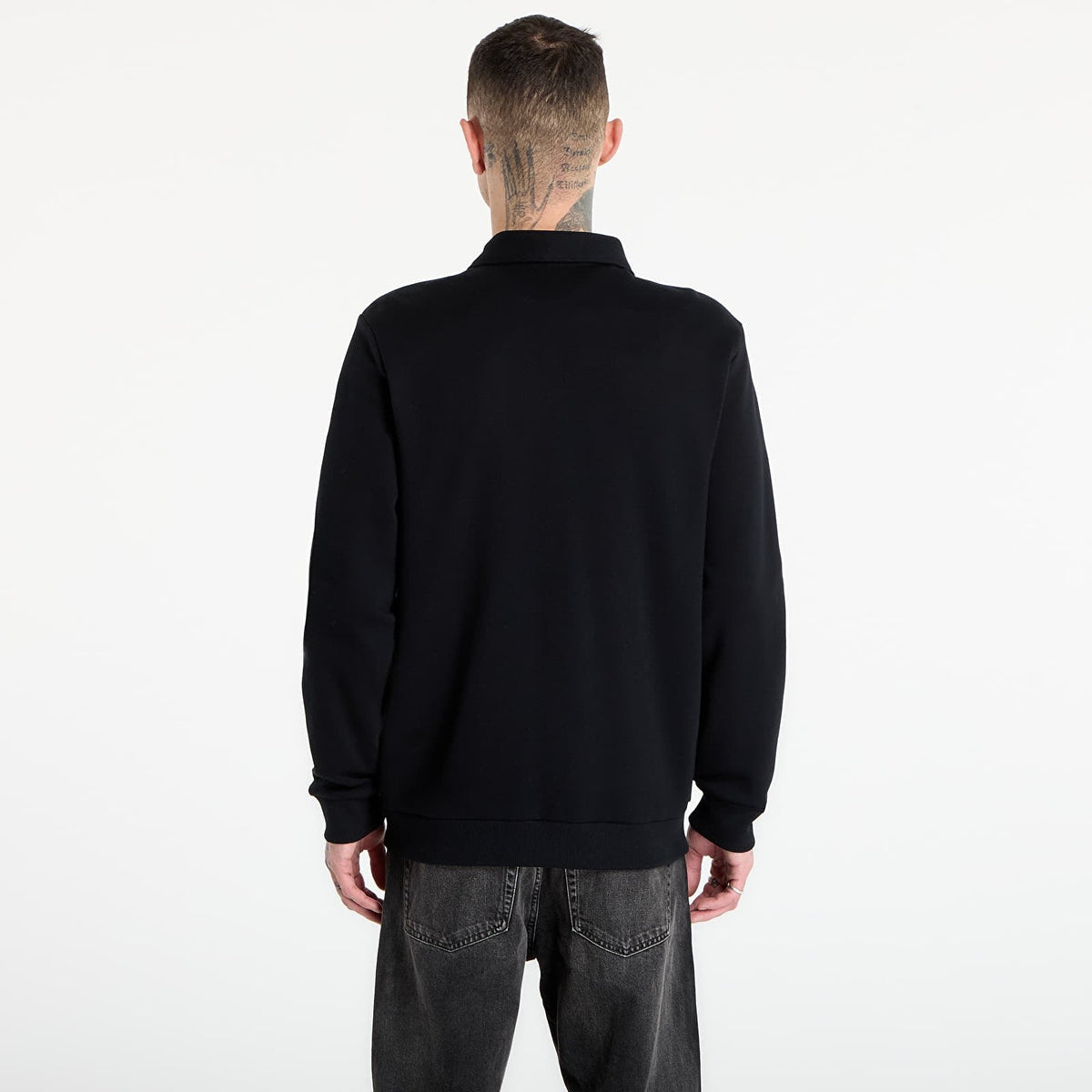Fred Perry Erkek Klasik Yaka Tam Fermuarlı Uzun Kollu Sweatshirt J1328-102