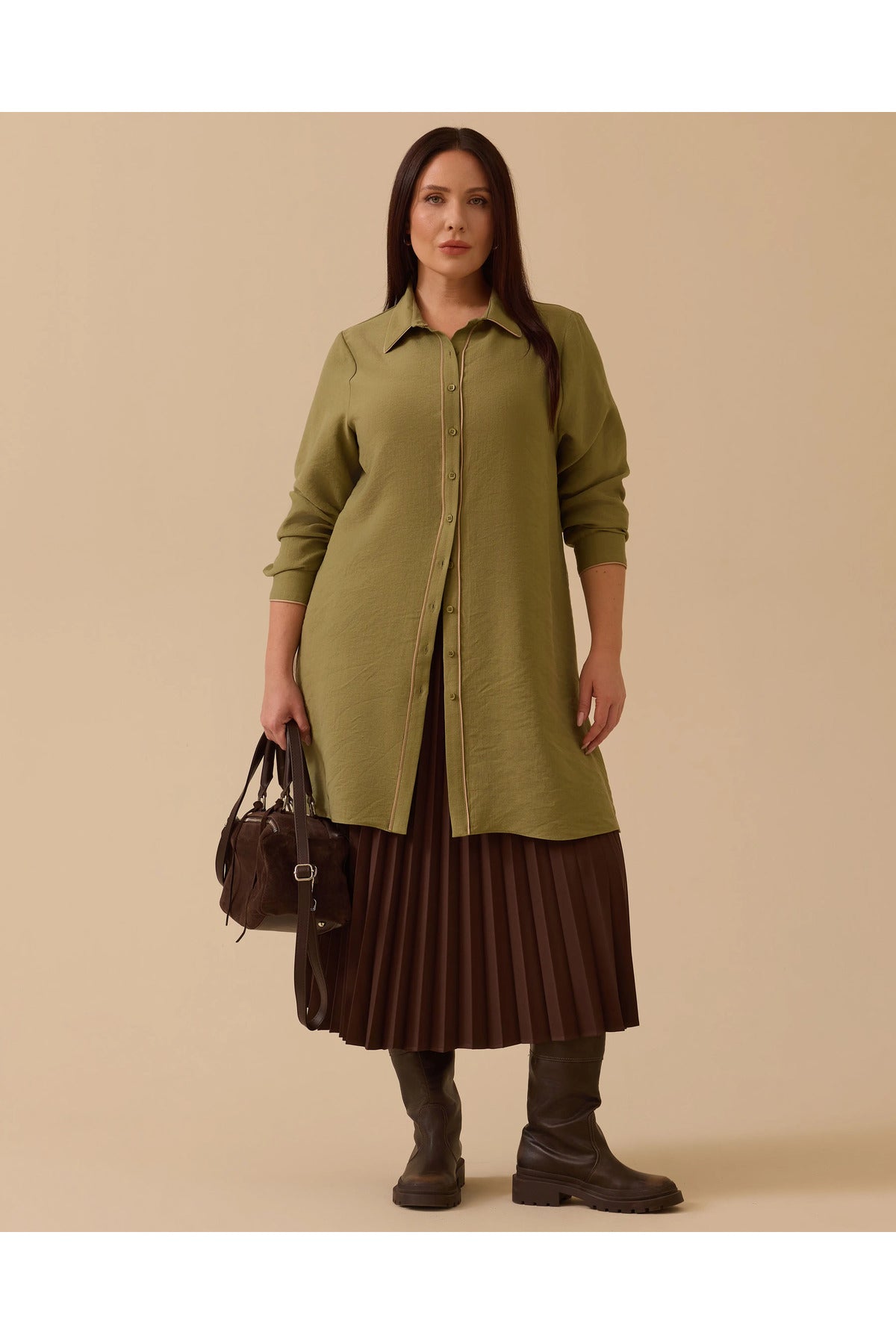 Gala-xi Kadın Büyük Beden Basic Tunik 10002521214015 Translation missing: tr.content.product_image_secondary