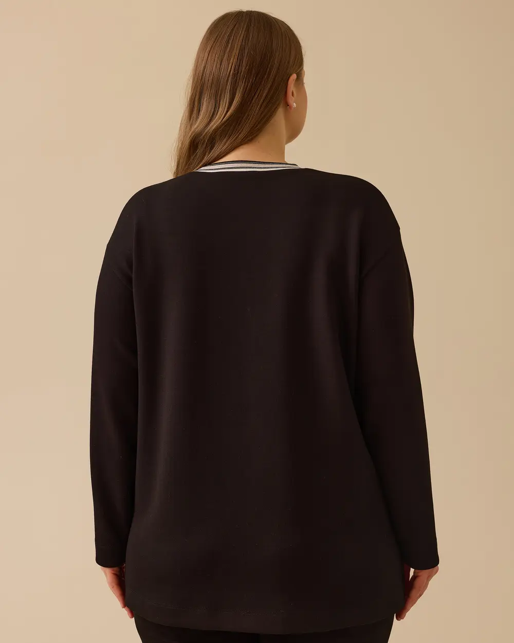Gala-xi Kadın Büyük Beden Taş Detaylı Sweatshirt 10002512314002 Translation missing: tr.content.product_image_secondary