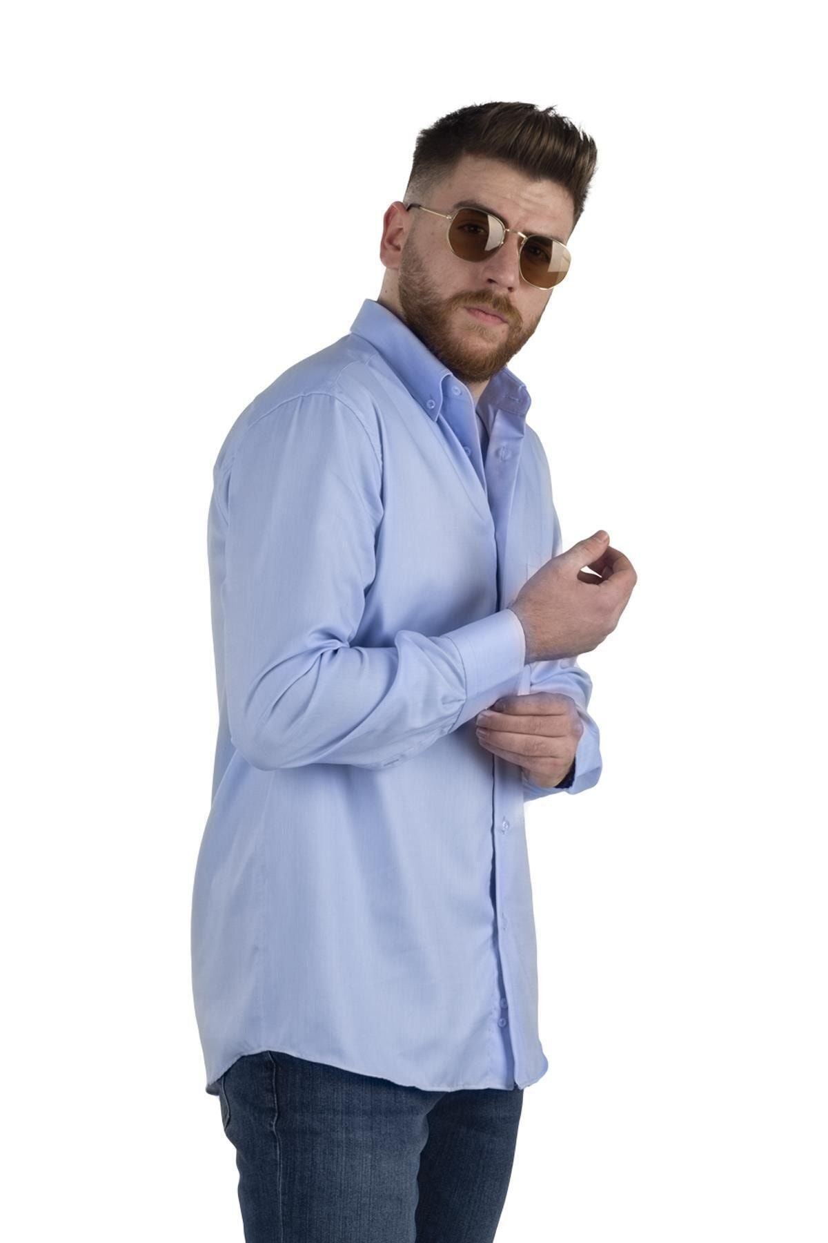 Gallini World Minimalist Uzun Kol Erkek Gömleği - Günlük & İş