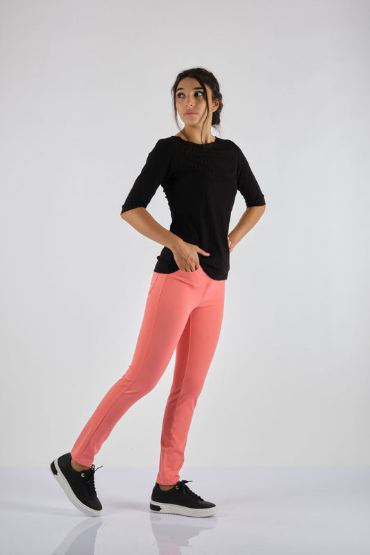 Garni Kadın Slim Fit Midi Pantolon - Günlük Şıklık