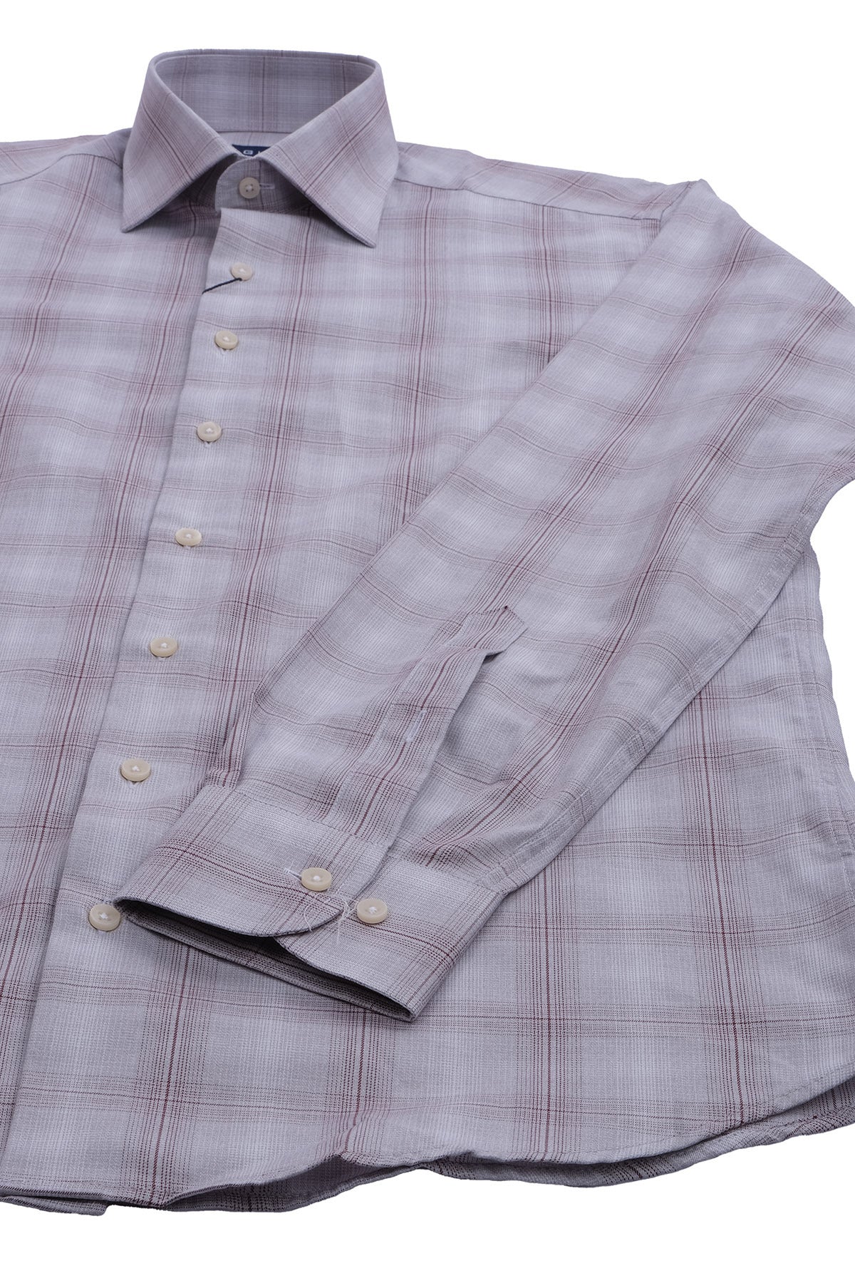 Giant Erkek Kareli Uzun Kol Gömlek - Modern Fit Günlük İş İkincil görsel