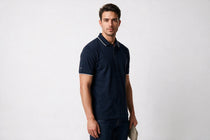 Giant Erkek Polo Yaka Kısa Kollu Pamuk Karışımlı Örme T-Shirt P912