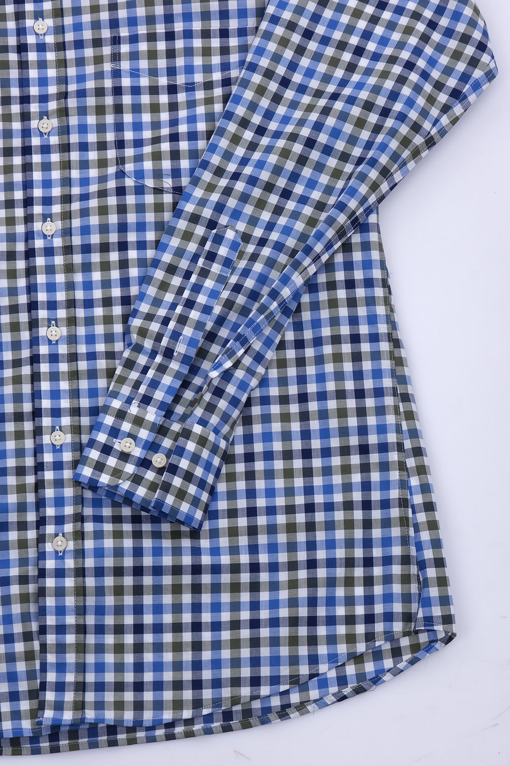 Giant Modern Fit Uzun Kol Kareli Erkek Gömleği - Günlük & İş
