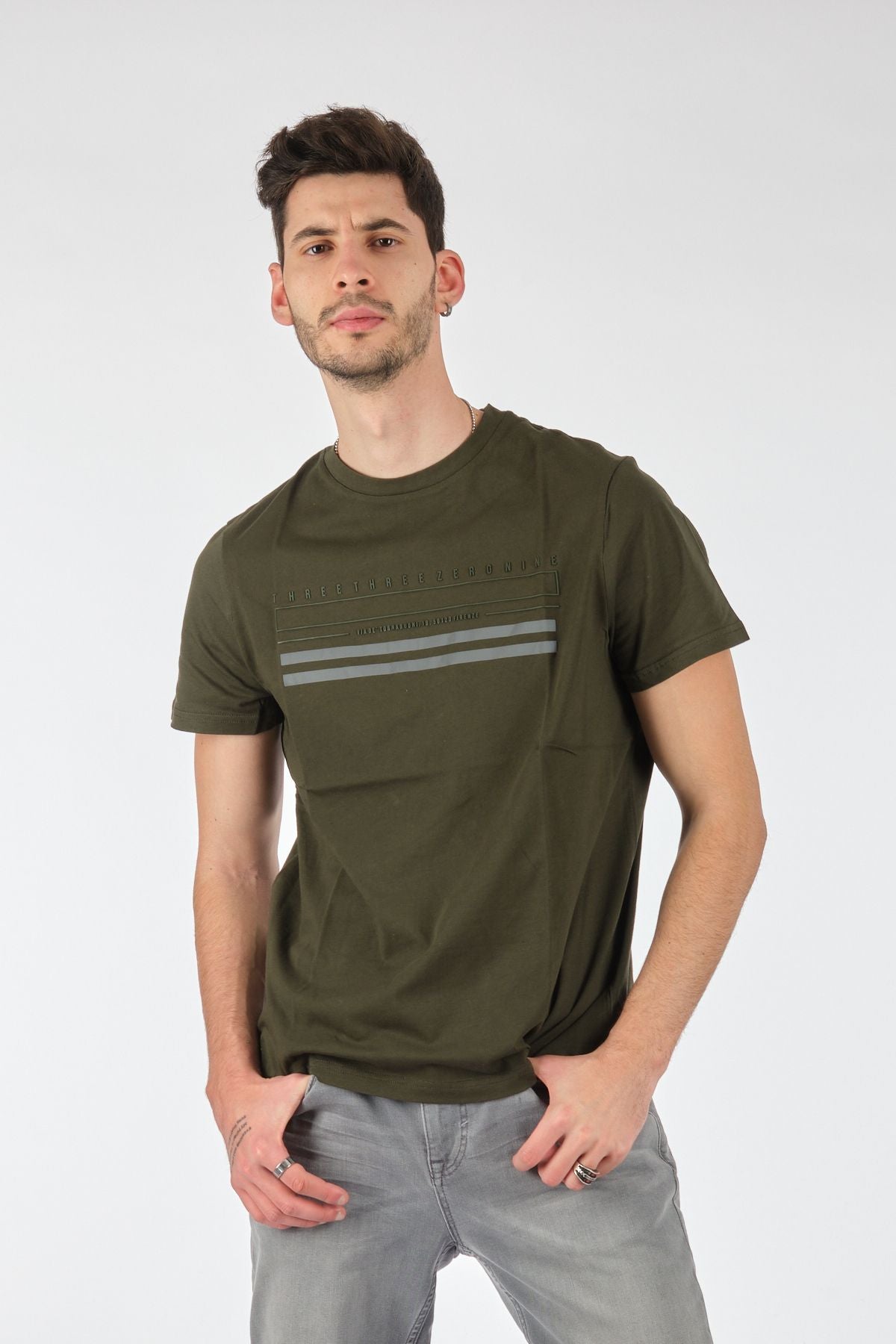Gmg Fırenze Oversize Minimalist Erkek T-Shirt - Kısa Kol - Rahat Kesim