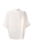 Canel Minimalist Oversize Kısa Kol Gömlek - Gömlek Yaka - Günlük