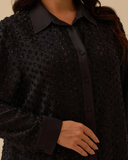 büyük beden dokulu gömlek Gala-Xi