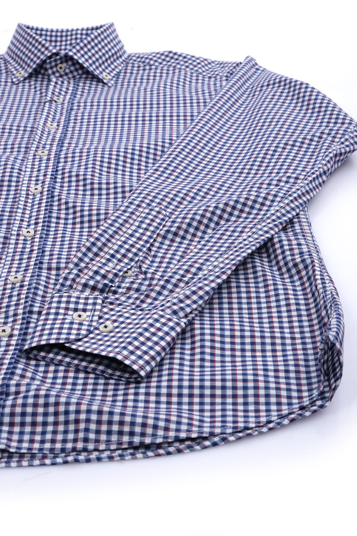 Giant Kareli Uzun Kol Erkek Gömleği - Modern Fit