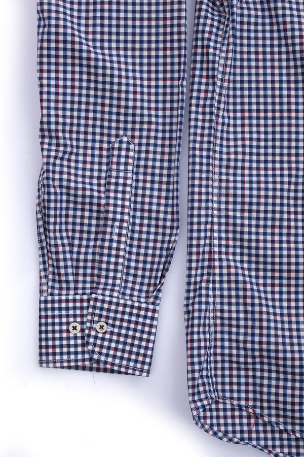 Giant Kareli Uzun Kol Erkek Gömleği - Modern Fit