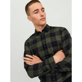 Jack&Jones Erkek Uzun Kol Kareli Gömlek - Günlük Stil