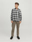 Jack&Jones Erkek Uzun Kol Kareli Minimalist Gömlek - Günlük Stil
