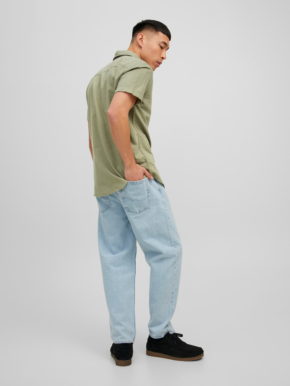 Jack&Jones Minimalist Kısa Kol Erkek Gömleği - Günlük & Rahat