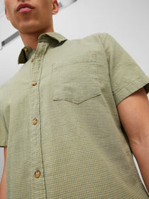 Jack&Jones Minimalist Kısa Kol Erkek Gömleği - Günlük & Rahat