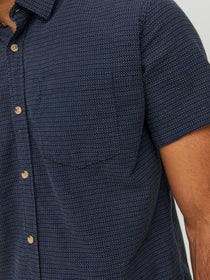 Jack&Jones Minimalist Kısa Kol Erkek Gömleği - Günlük & Rahat