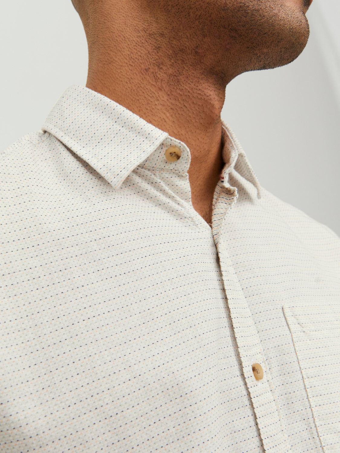 Jack&Jones Minimalist Kısa Kol Erkek Gömleği - Günlük & Rahat