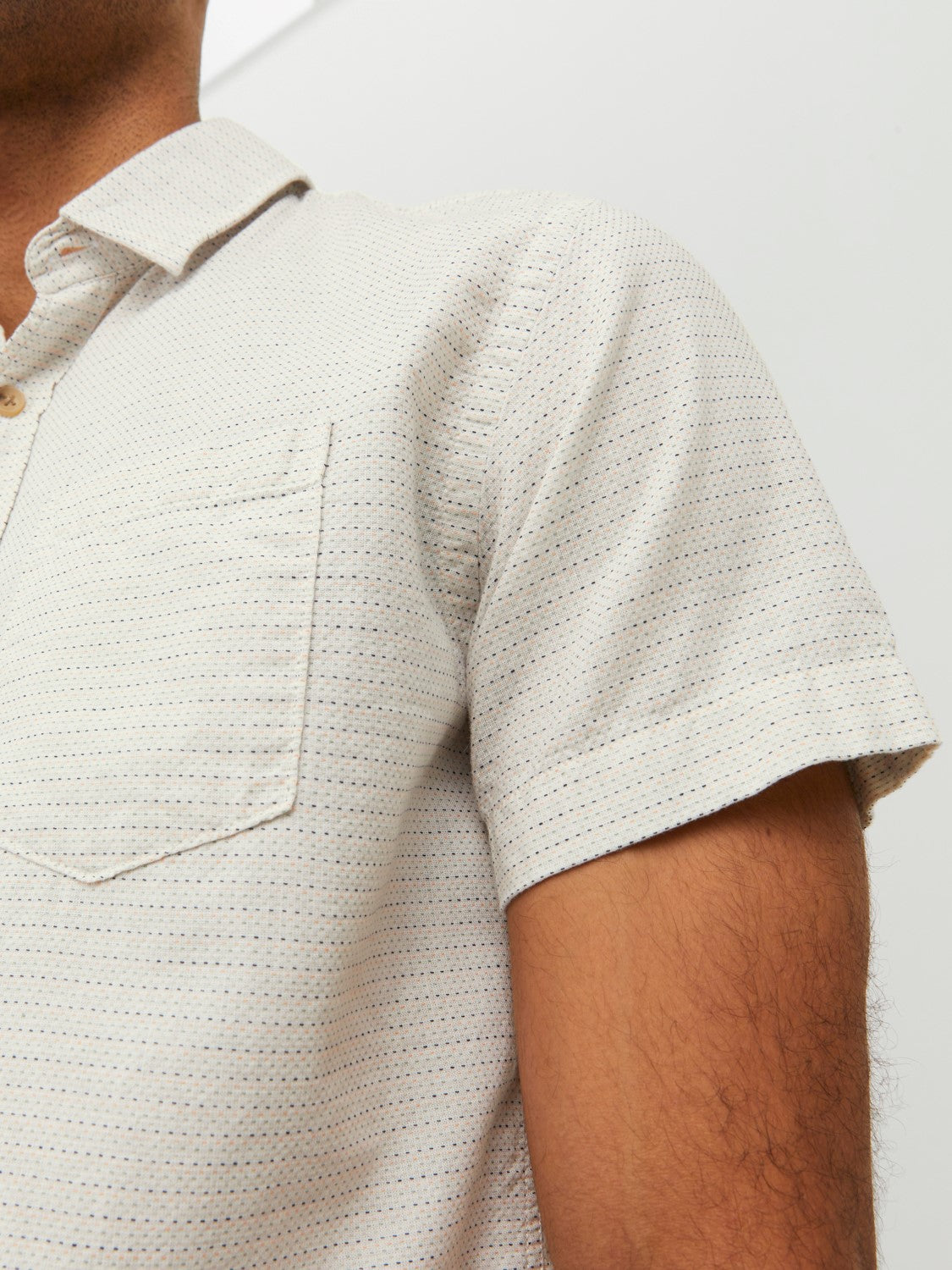 Jack&Jones Minimalist Kısa Kol Erkek Gömleği - Günlük & Rahat