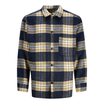 Jack&Jones Oversize Kareli Uzun Kol Gömlek - Günlük Şıklık