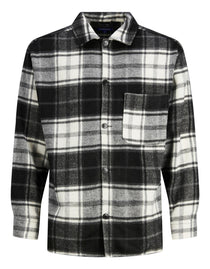 Jack&Jones Oversize Kareli Uzun Kol Gömlek - Günlük Şıklık