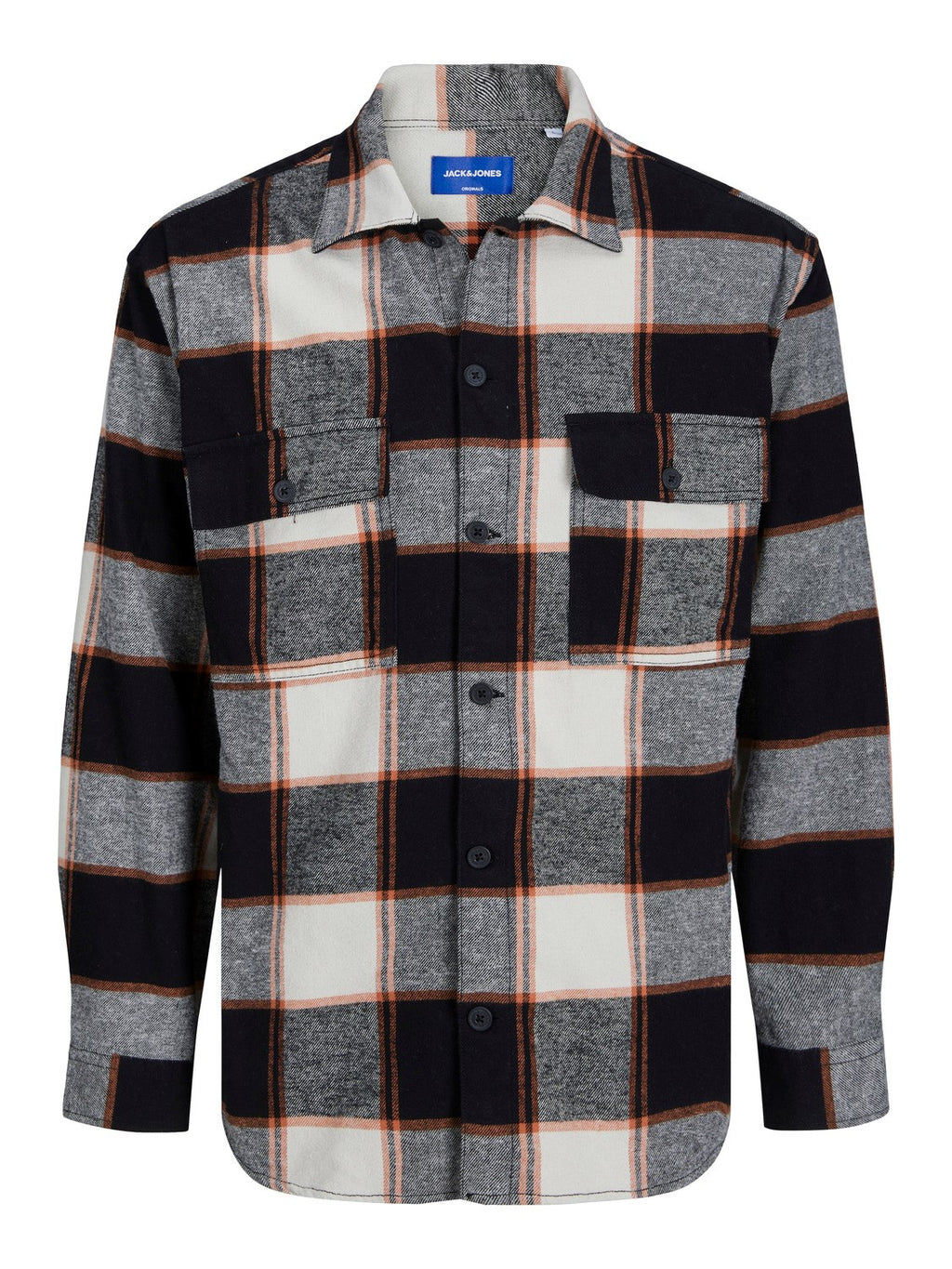 Jack&Jones Oversize Kareli Uzun Kol Gömlek - Günlük Stil