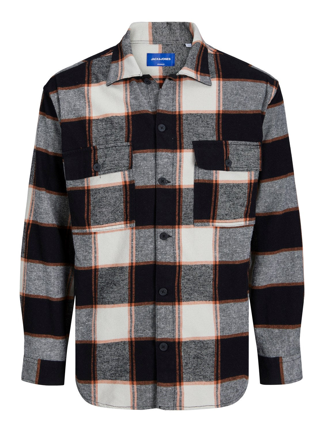 Jack&Jones Oversize Kareli Uzun Kol Gömlek - Günlük Stil