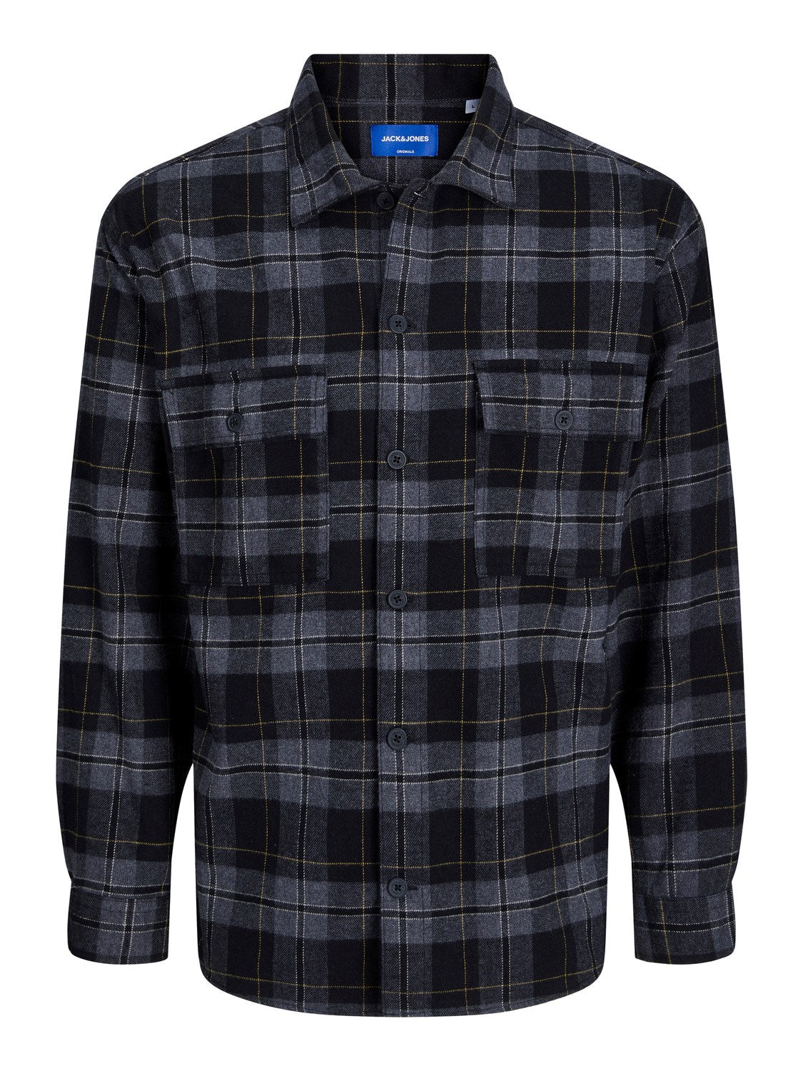 Jack&Jones Oversize Kareli Uzun Kol Gömlek - Günlük Stil Translation missing: tr.content.product_image_secondary
