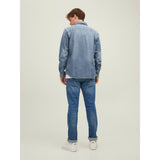 Jack&Jones Minimalist Uzun Kol Regular Fit Erkek Denim Gömlek