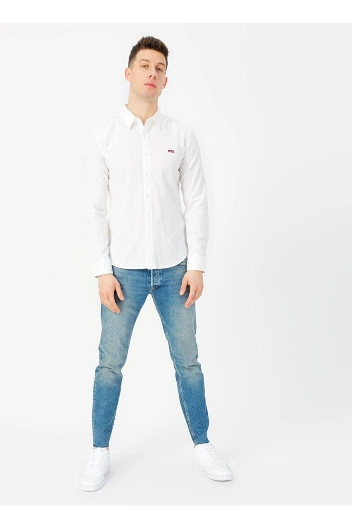 Levi's Erkek Uzun Kol Minimalist Gömlek - Günlük Stil Translation missing: tr.content.product_image_secondary