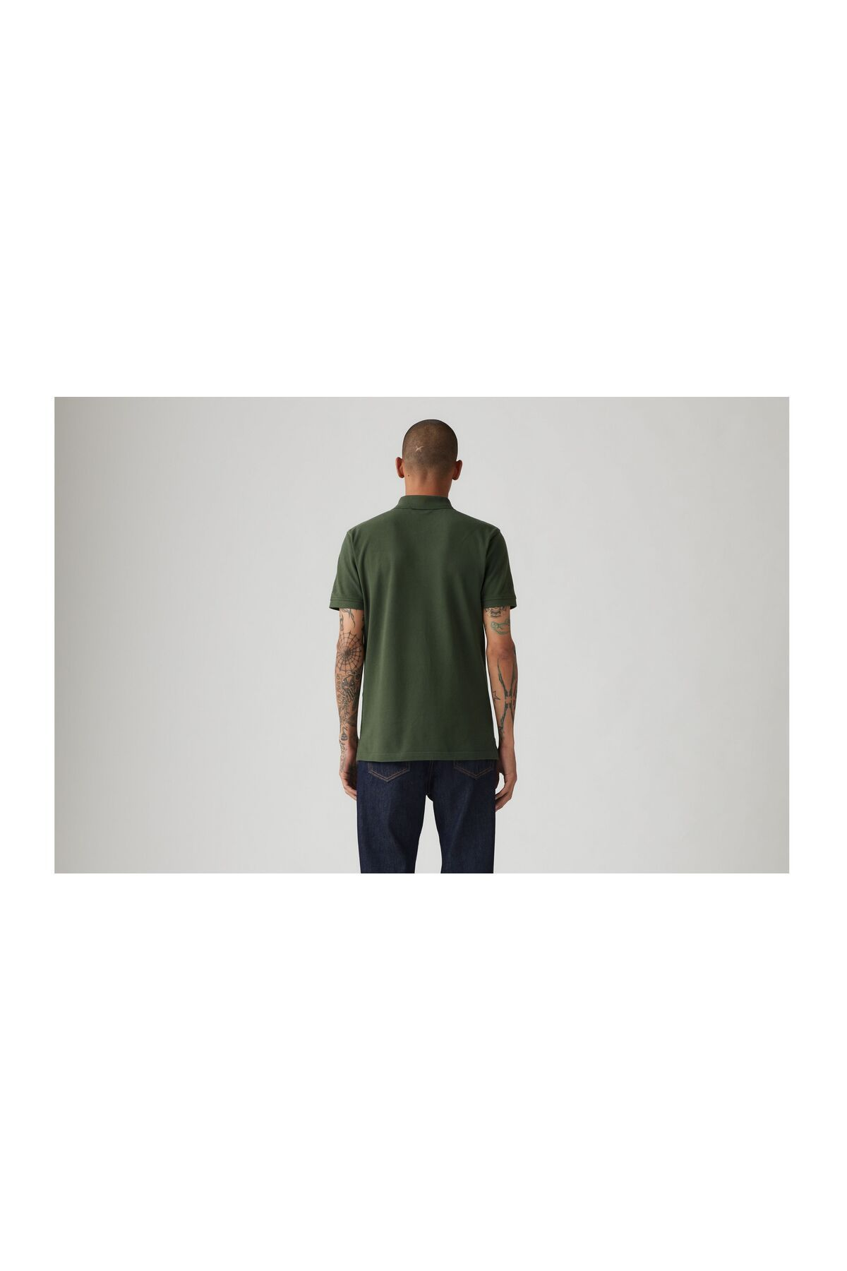 Levi's Erkek Minimalist Polo Yaka Kısa Kol T-Shirt - Günlük Stil İkincil görsel