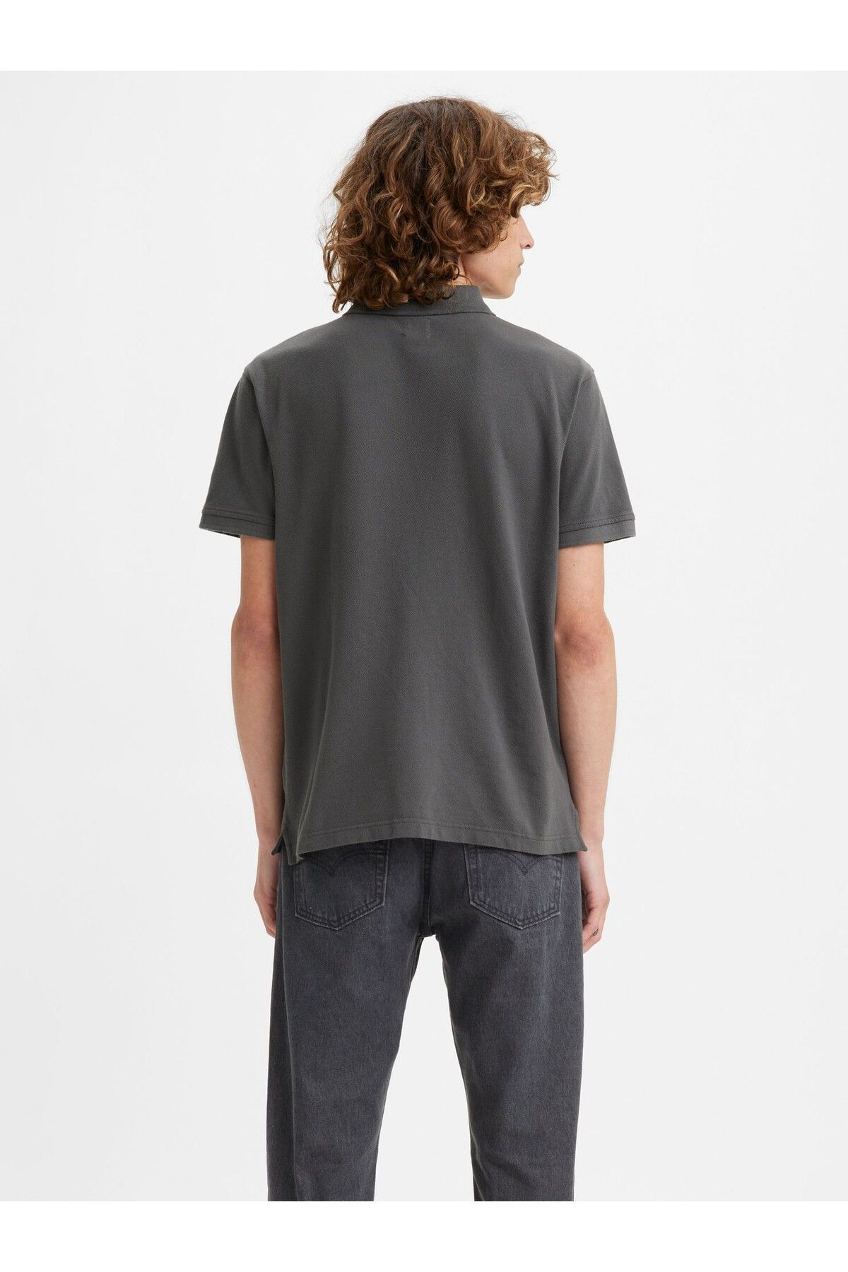Levi's Erkek Minimalist Polo Yaka Kısa Kol T-Shirt - Günlük Kullanım İkincil görsel