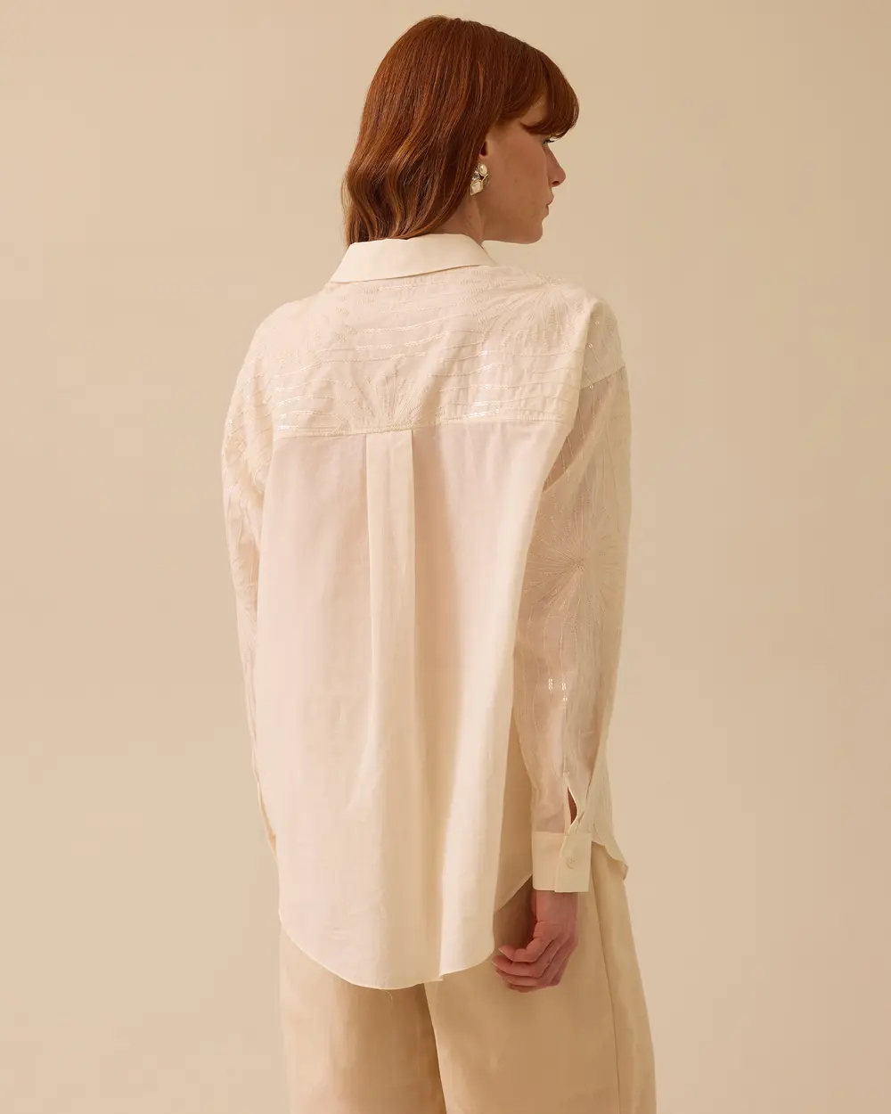 Seçil Minimalist Oversize Uzun Kol Gömlek - Günlük & Özel Gün Translation missing: tr.content.product_image_secondary