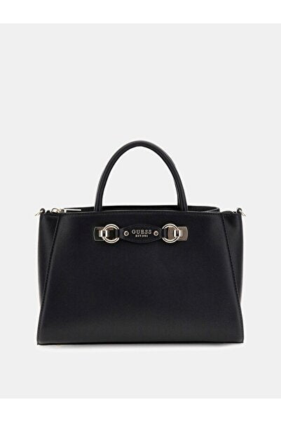 Guess Kadın Suni Deri Top Handle Çanta Fermuarlı Detaylı