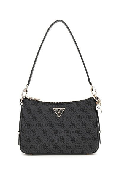 Guess Kadın Monogram Desenli Fermuarlı Omuz Çantası HWESG951018 İkincil görsel