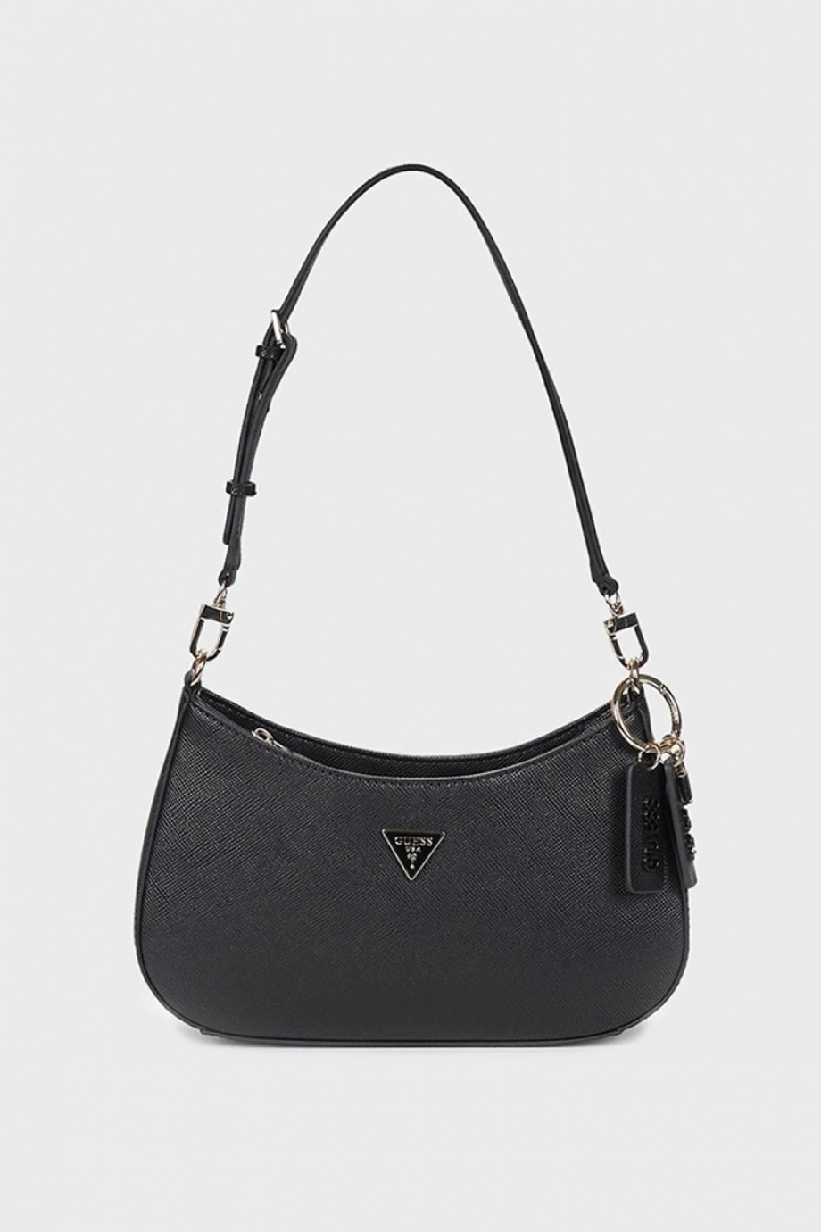 Guess Noelle II Üstten Fermuarlı Omuz Kadın Siyah El Çantası HWZG9672180 Ana görsel