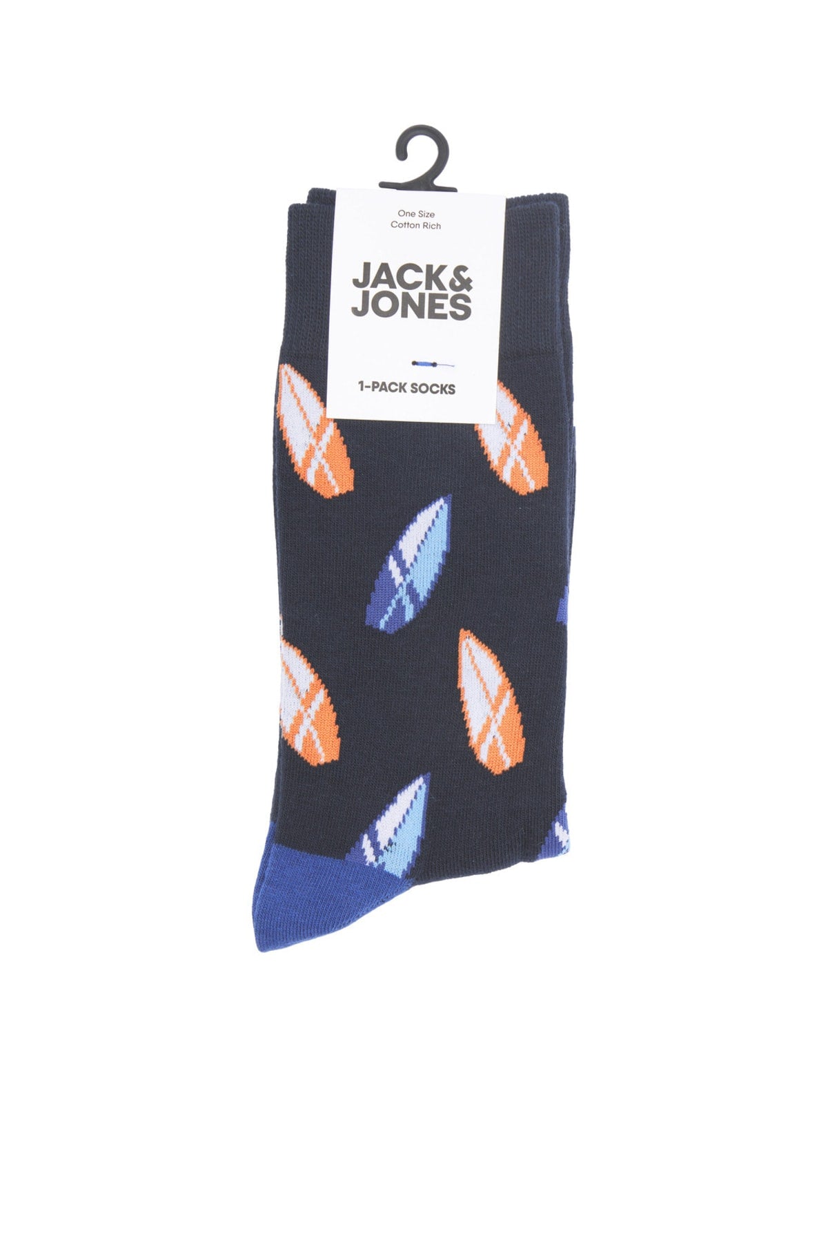 Jack&Jones Desenli Erkek Çorabı - Surf/Kokteyl Desenleri - Rahat ve Şık Translation missing: tr.content.product_image_secondary