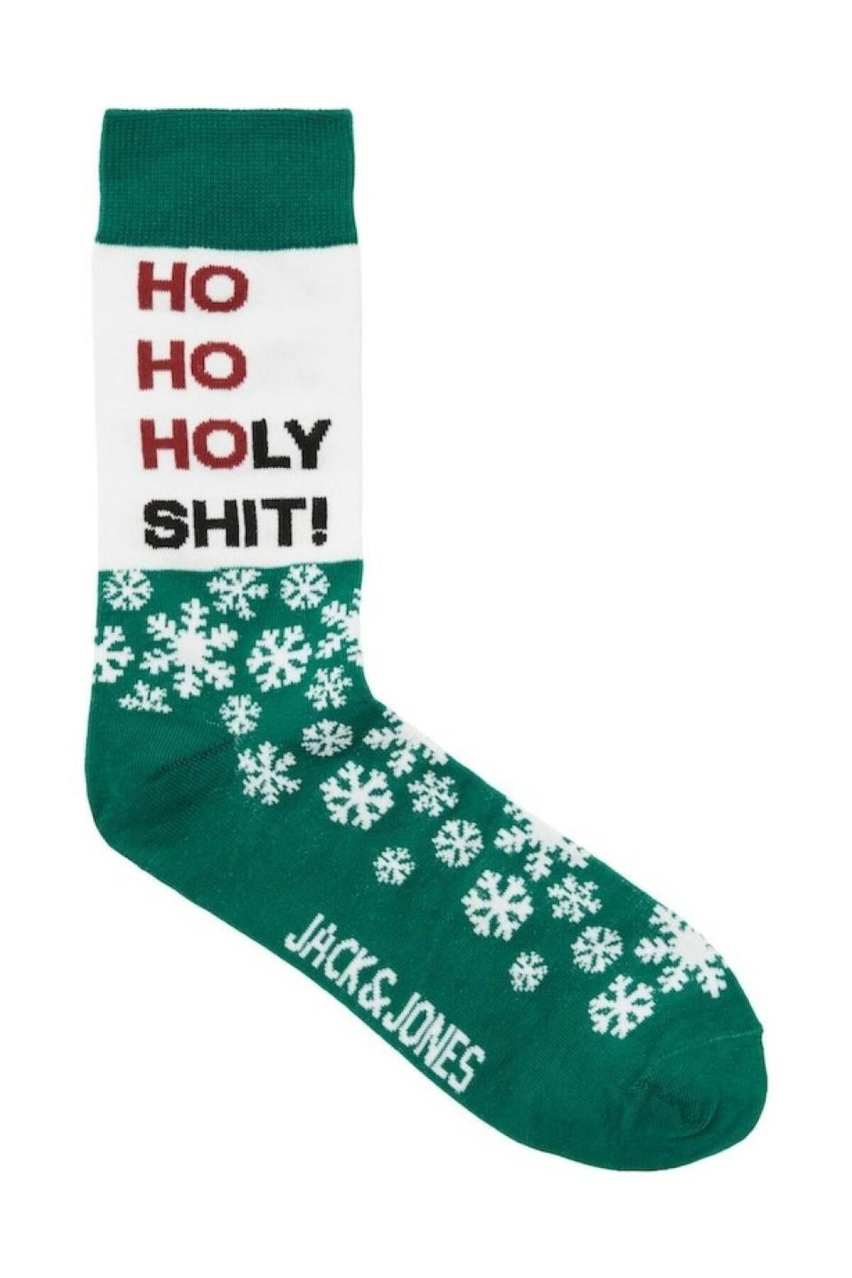 Jack&Jones Erkek 3'lü Noel Çorabı Seti - Kar Tanesi Desenli Translation missing: tr.content.product_image_secondary