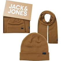Jack&Jones Erkek Minimalist Bere & Atkı Seti - Kışlık Sıcaklık
